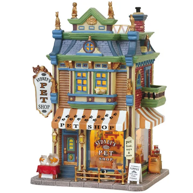 lemax-sydney-s-pet-shop-animalerie-village-de-no-l image 1