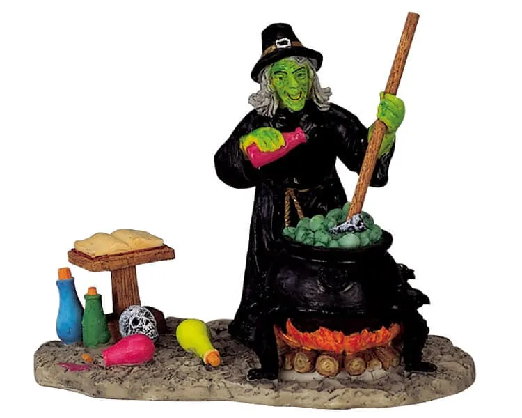 lemax-the-witch-s-cauldron-d-cor-chaudron-de-sorci-re-spooky-town image 1