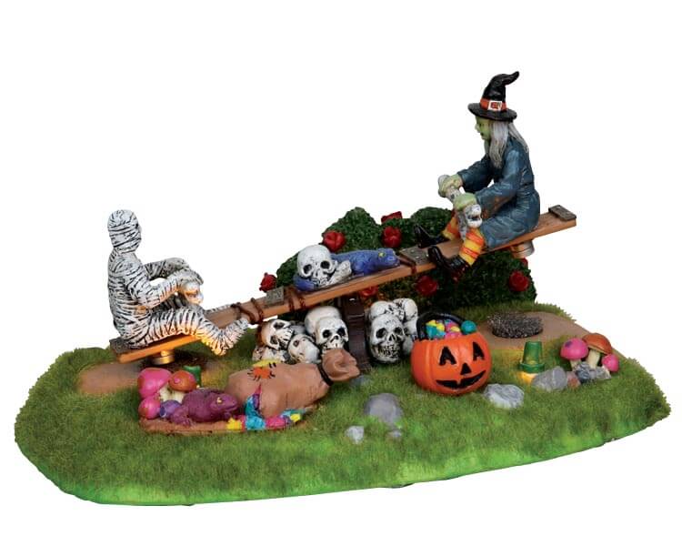 lemax-see-saw-sensation-attraction-balan-oire-spooky-town-miniature image 2