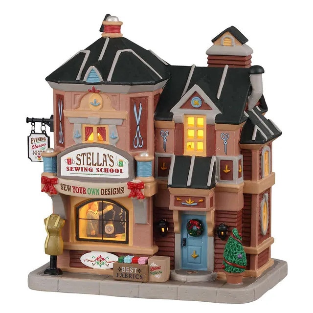 lemax-stella-s-sewing-school-cole-couture-lumineuse-harvest-crossing image 1