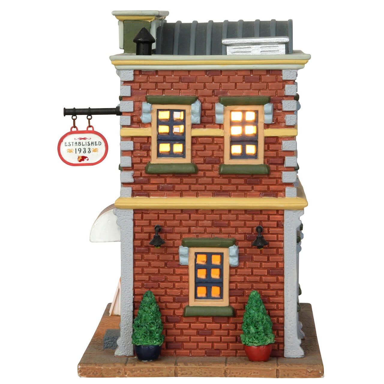 lemax-o-connor-s-billiards-bar-billard-miniature-lumineux image 2