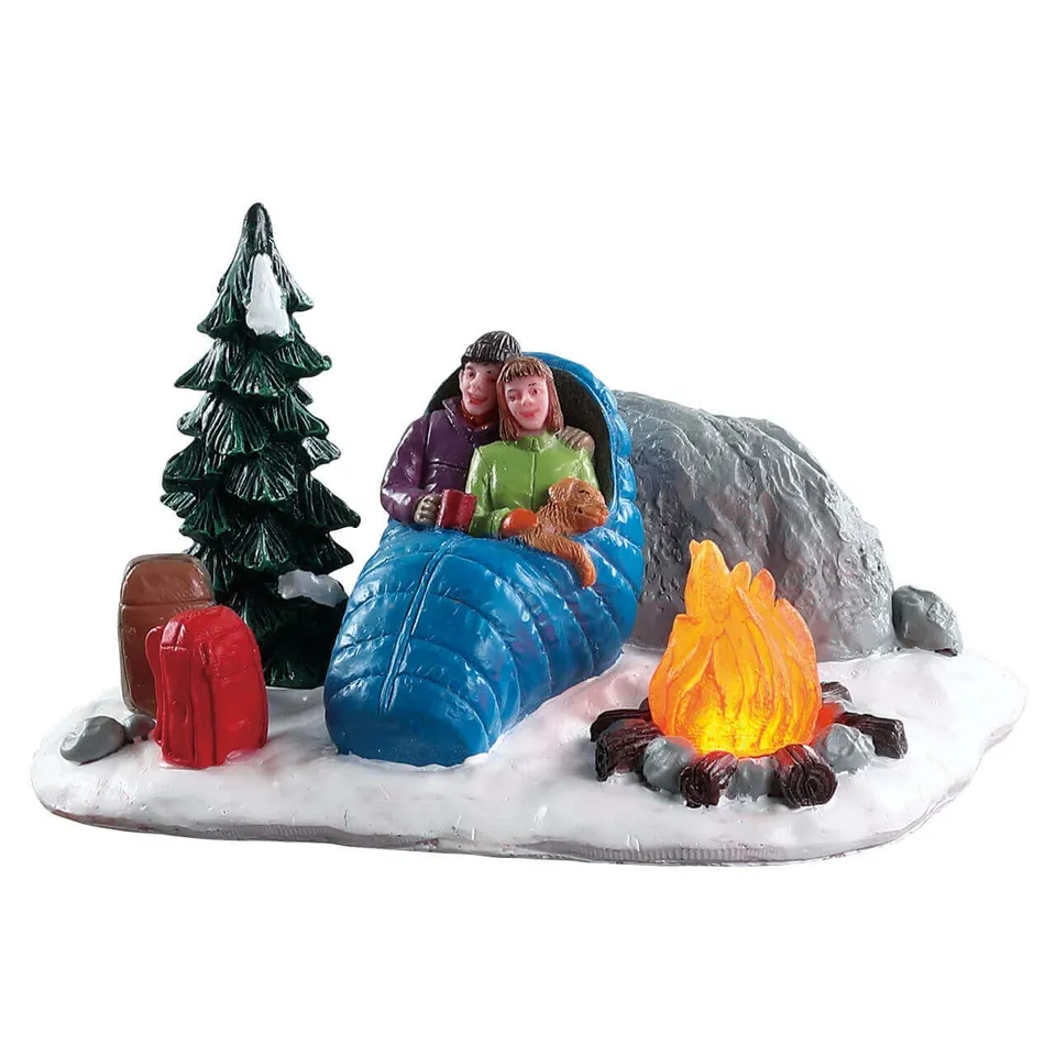 lemax-night-time-campfire-accessoire-feu-de-camp-lumineux image 1