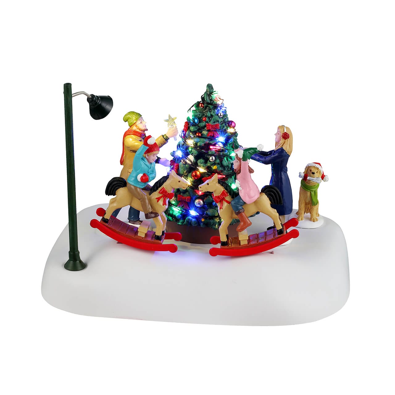 lemax-rockin-around-the-christmas-tree-figurine-famille-caddington image 1