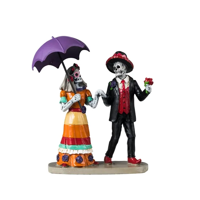 lemax-los-muertos-romance-figurine-couple-squelettes-dia-de-los-muertos image 1