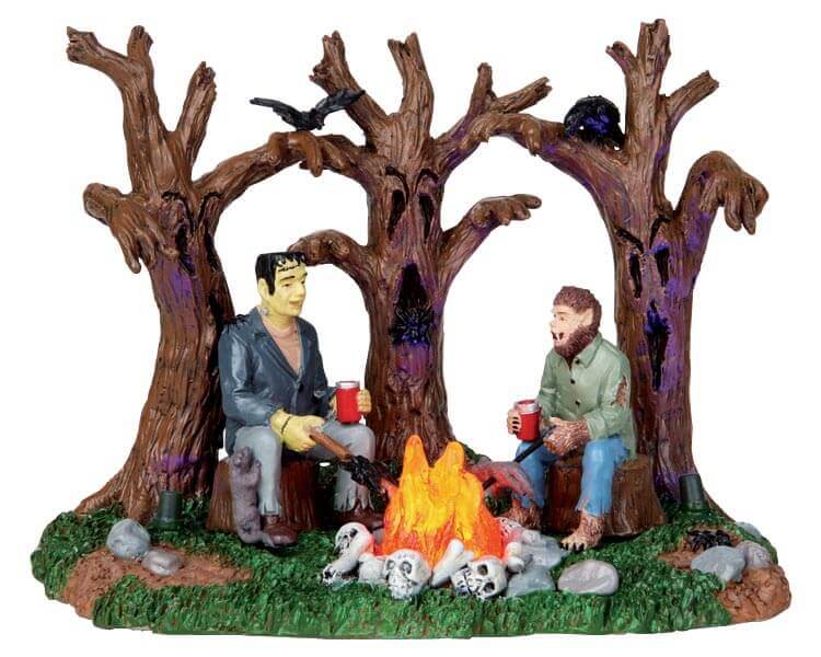 lemax-creepy-campfire-figurine-halloween-spooky-town image 1