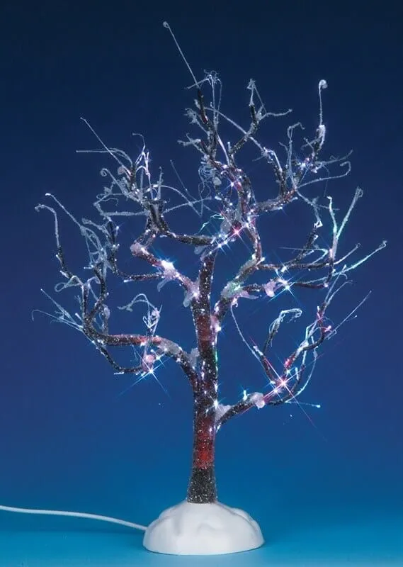 lemax-9-lighted-ice-glazed-tree-multi-color-sapin-miniature-lumineux image 1