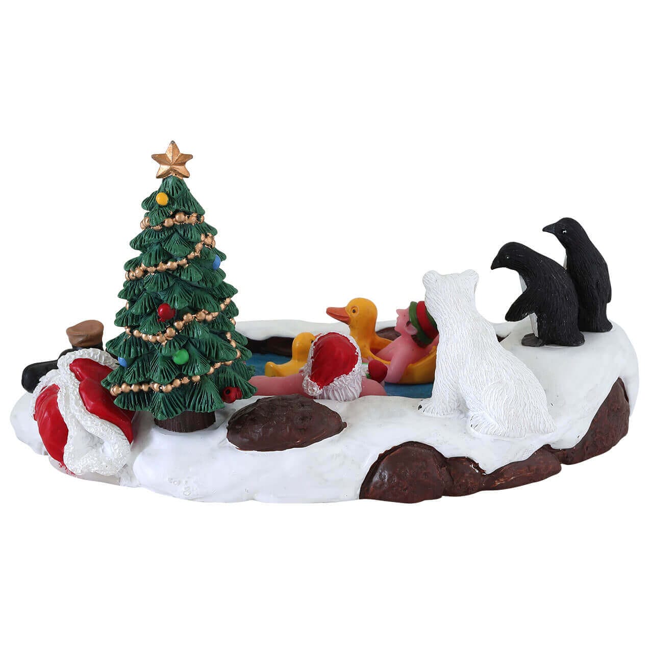 lemax-north-pole-hot-springs-b-timent-santa-s-wonderland-village-miniature image 4