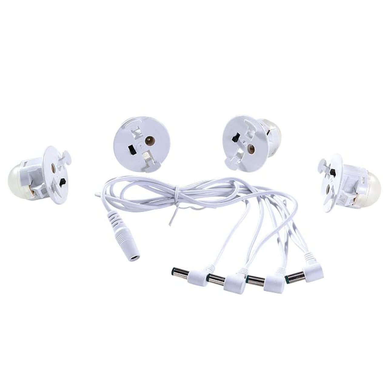 lemax-four-led-light-string-moonlander-guirlande-4-led-pour-village-miniature image 1