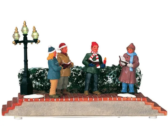 lemax-yuletide-carolers-figurines-chanteurs-de-no-l image 1