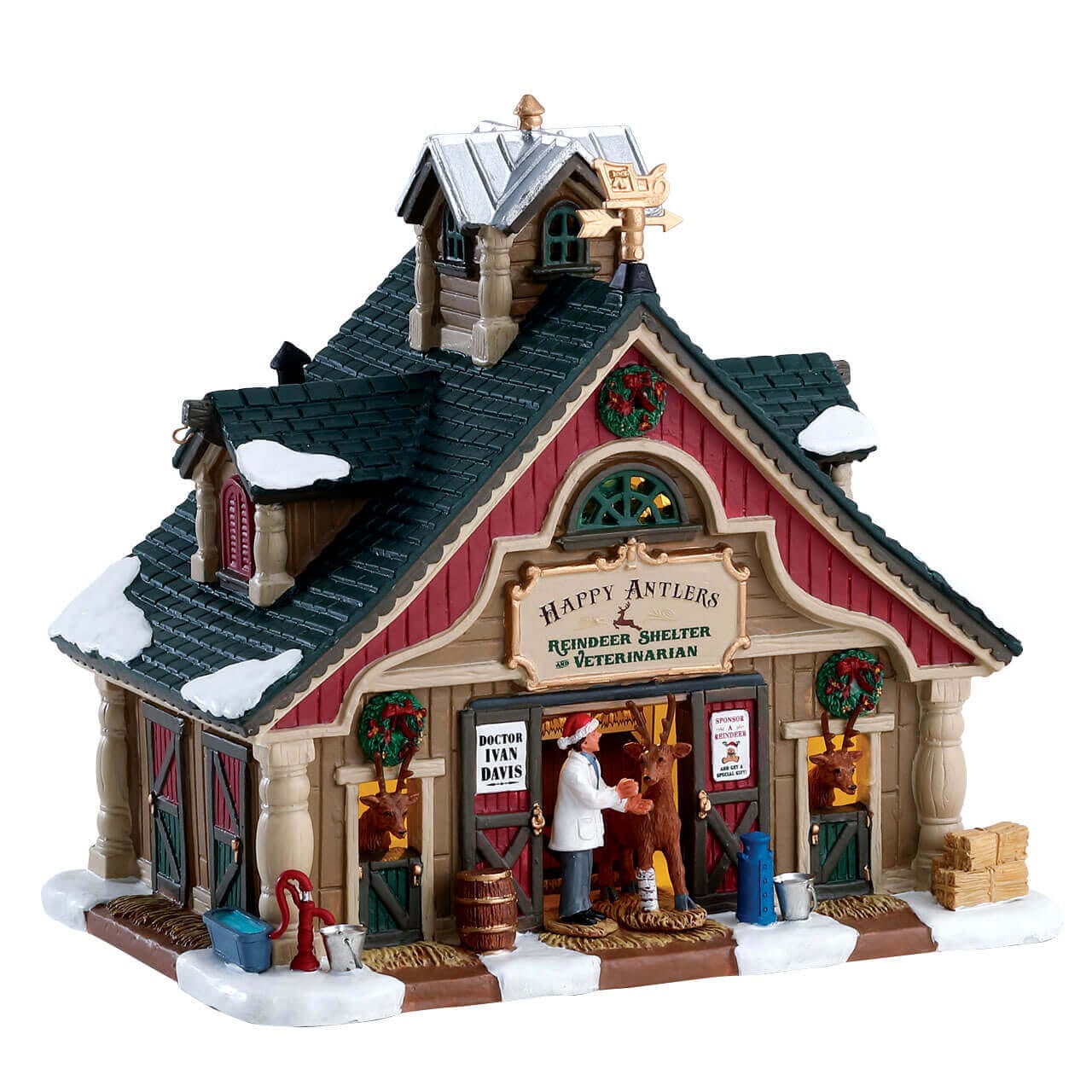 lemax-happy-antlers-reindeer-shelter-and-veterinarian-b-timent-miniature-village image 4