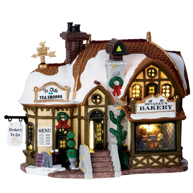 lemax-devaney-s-bakery-boulangerie-miniature-caddington image 1