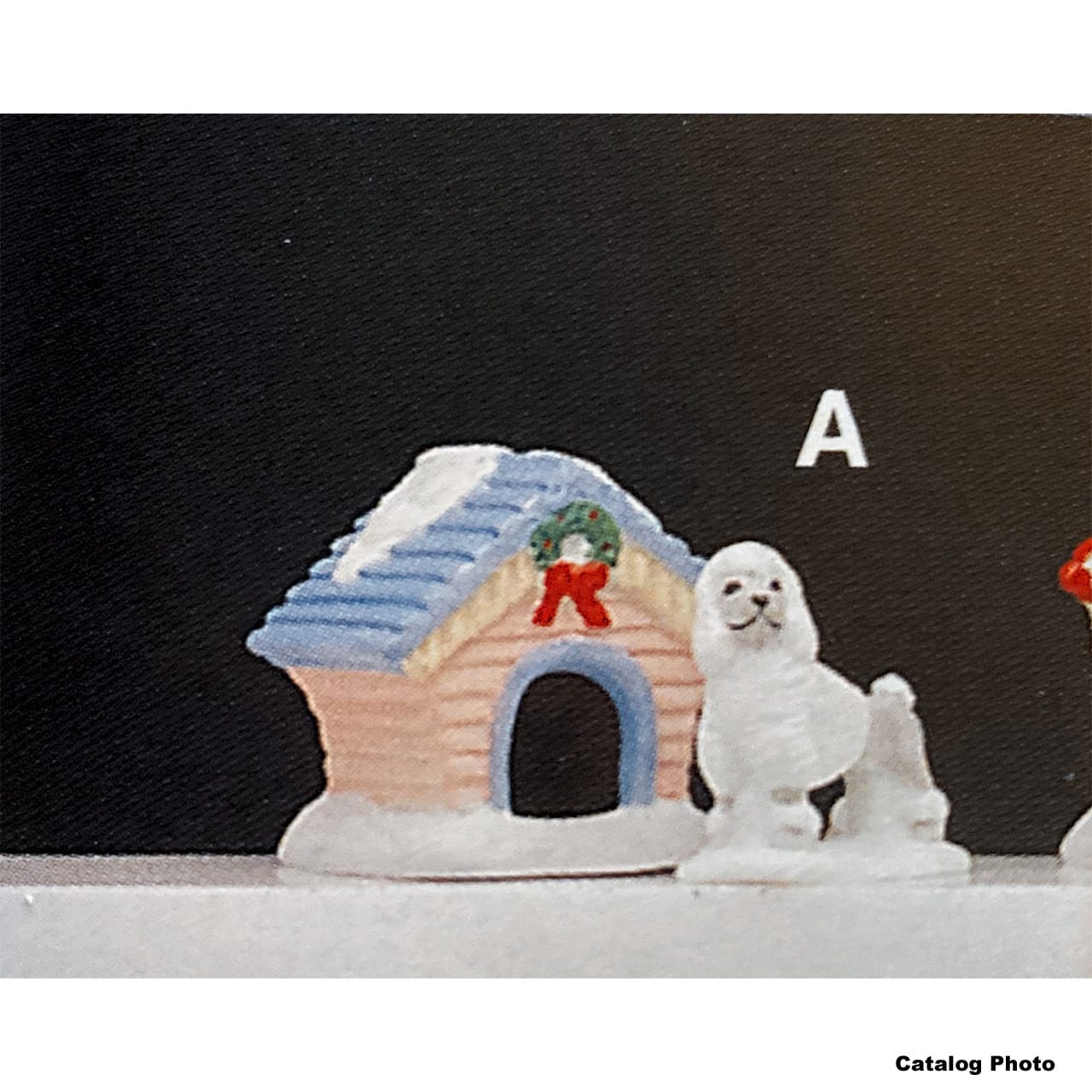 lemax-dog-house-poodle-niche-miniature-avec-caniche-village-de-no-l image 1