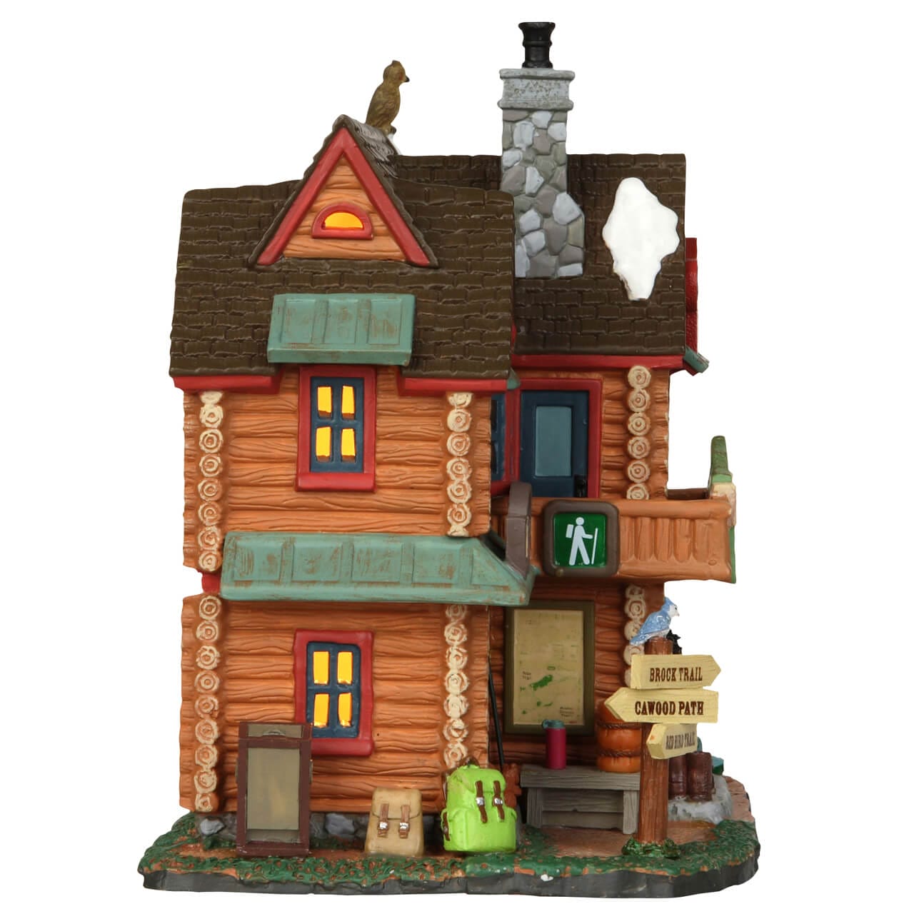 lemax-hiker-s-hangout-refuge-miniature-village-de-no-l image 2