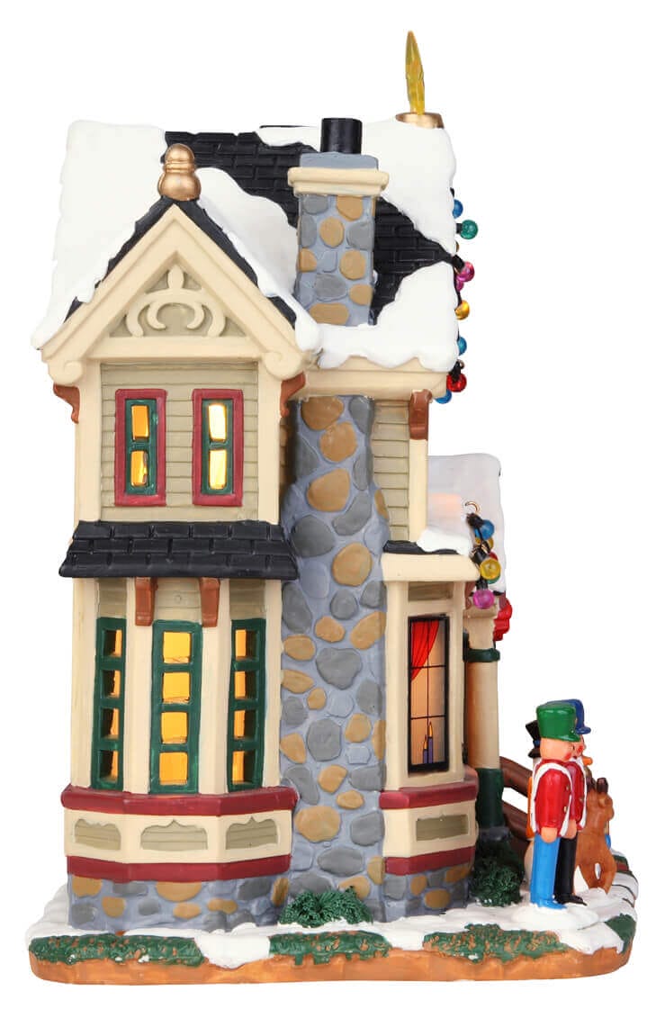 lemax-christmas-home-tour-maison-de-no-l-lumineuse image 3