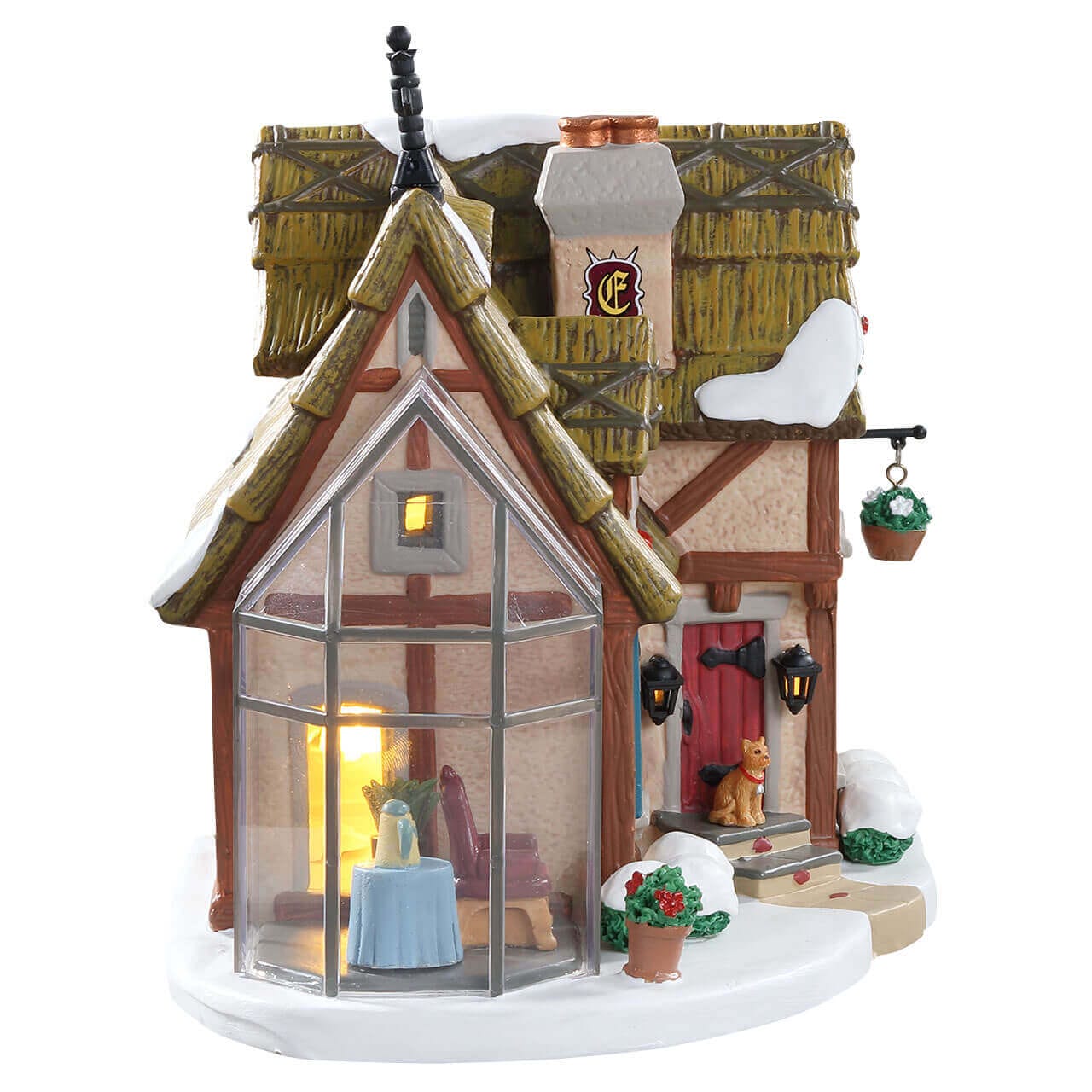lemax-emma-s-cottage-maison-miniature-lumineuse-village image 3
