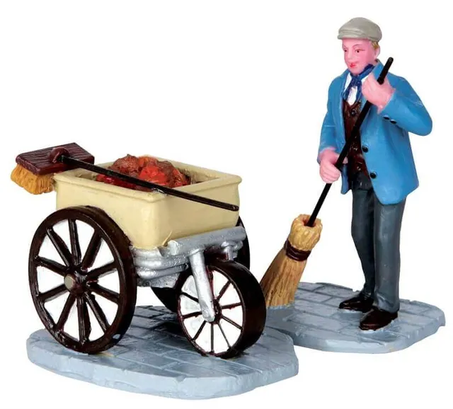 lemax-street-sweeper-set-of-2-lot-de-2-figurines-balayeurs image 1