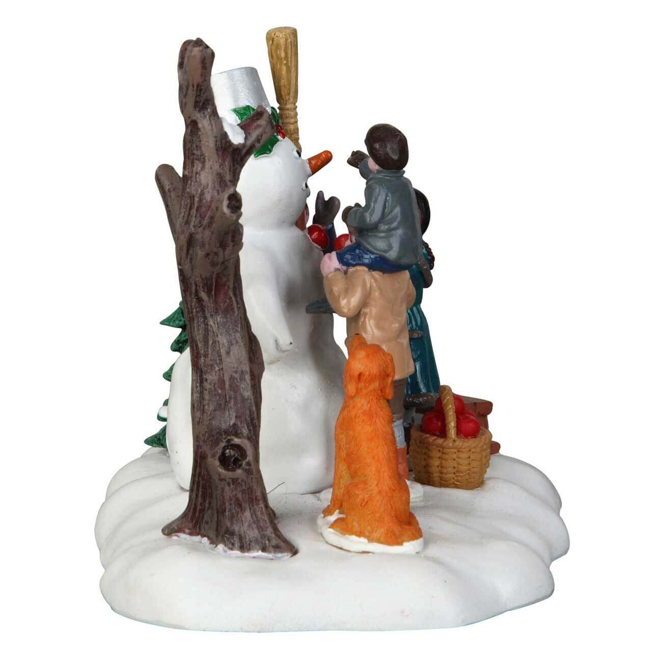lemax-victorian-snowman-figurine-bonhomme-de-neige-village-miniature image 2
