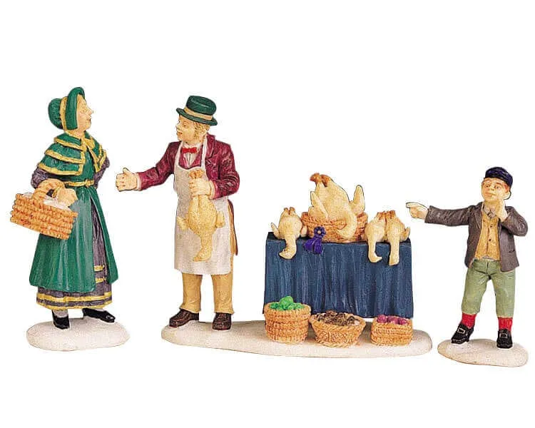 lemax-the-turkey-seller-figurine-marchand-de-dindes image 1