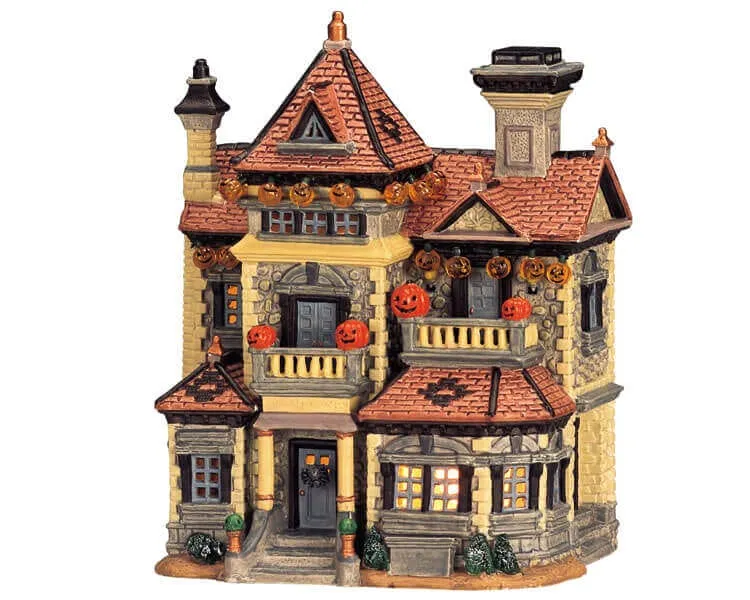 lemax-harper-house-maison-hant-e-miniature-spooky-town image 1