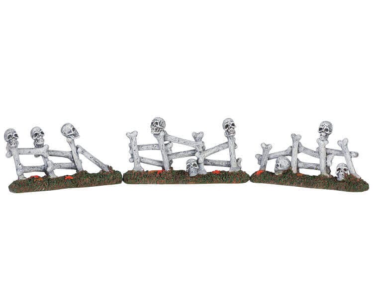 lemax-bone-fence-cl-ture-miniature-spooky-town image 1