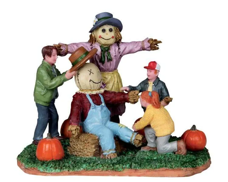 lemax-building-a-scarecrow-figurine-village-miniature image 1