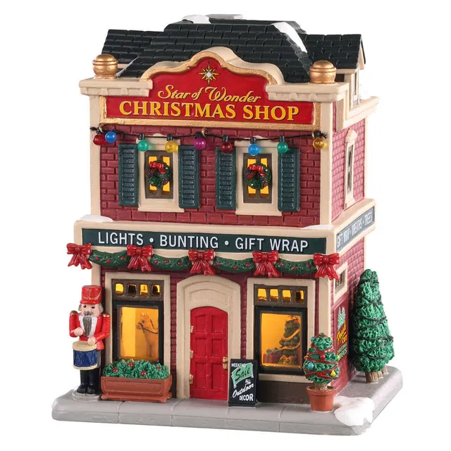 lemax-star-of-wonder-christmas-shop-boutique-de-no-l-lumineuse image 1