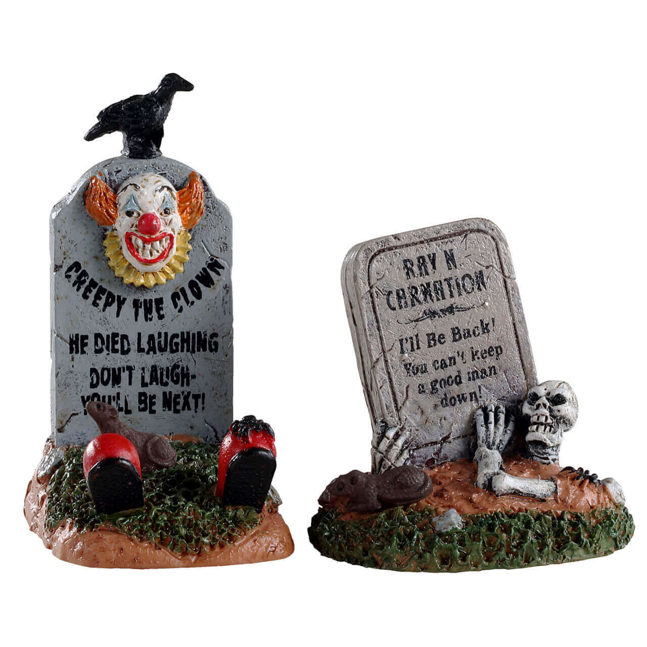 lemax-crazy-headstones-pierres-tombales-miniatures-spooky-town image 1