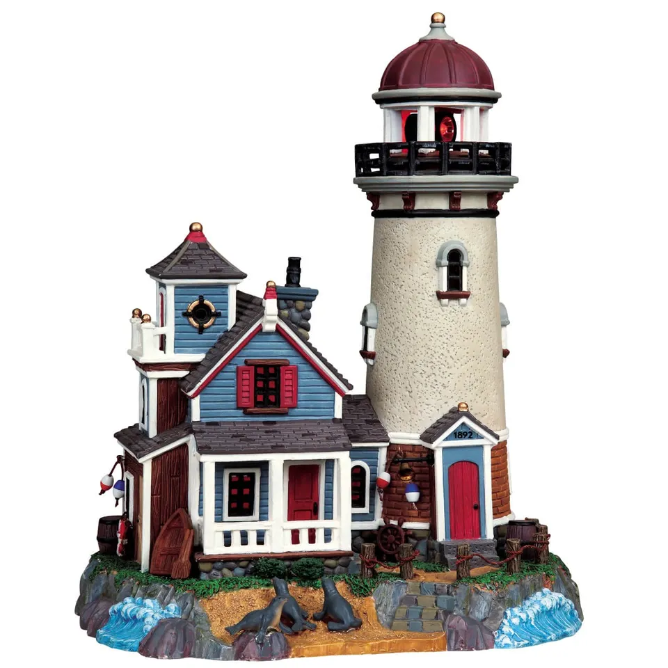 lemax-seal-point-lighthouse-phare-avec-faisceau-rotatif image 1