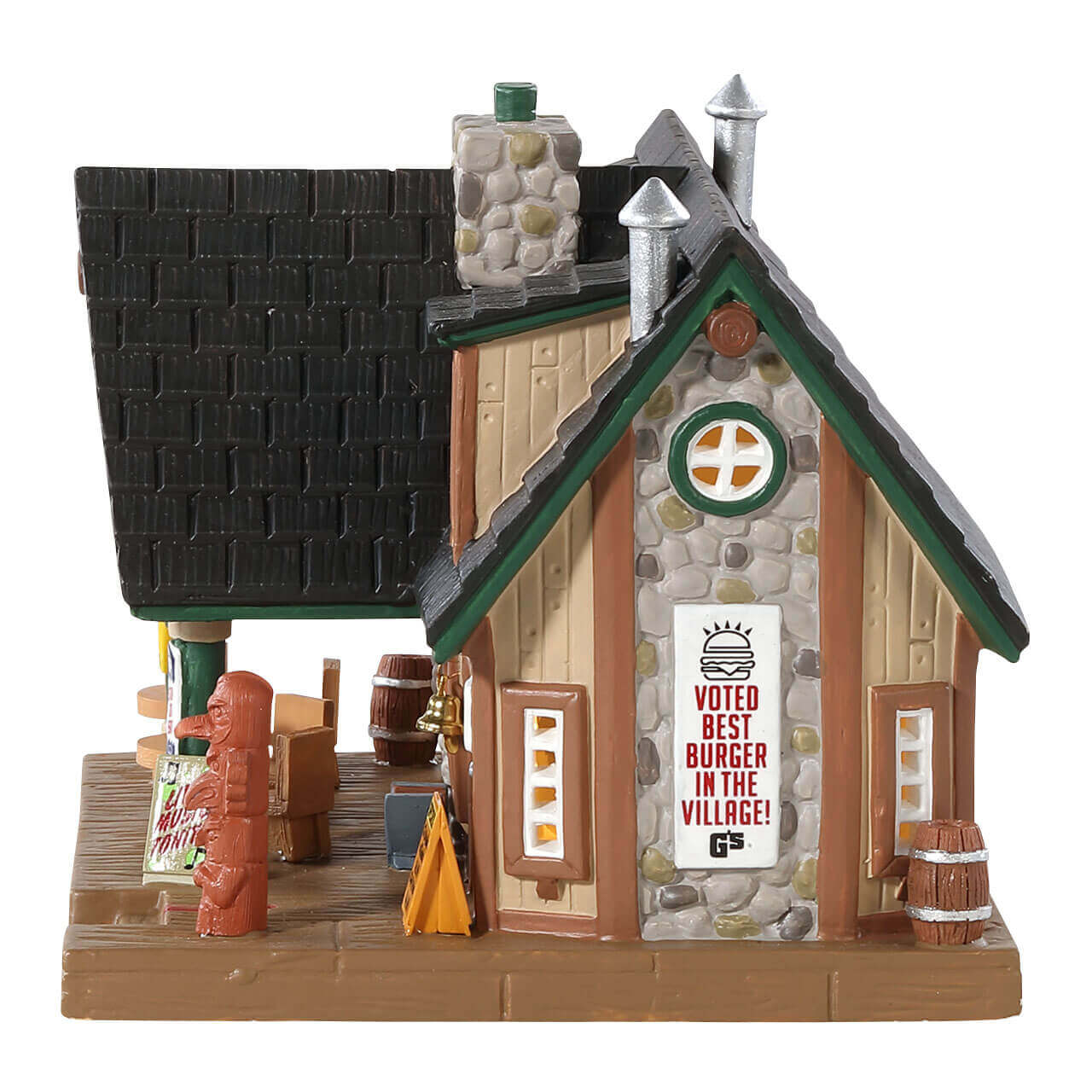 lemax-gerry-s-hamburger-joint-b-timent-de-village-miniature image 2