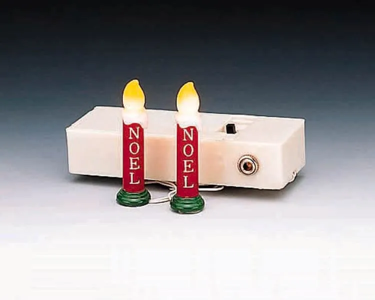 lemax-yard-light-candles-clairage-miniature-village-de-no-l image 1