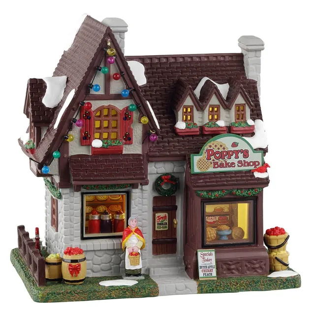 lemax-poppy-s-bakeshop-boulangerie-de-village-de-no-l-lumineuse-caddington image 1