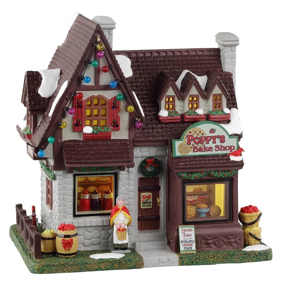 lemax-poppy-s-bakeshop-boulangerie-de-village-de-no-l-lumineuse-caddington image 1