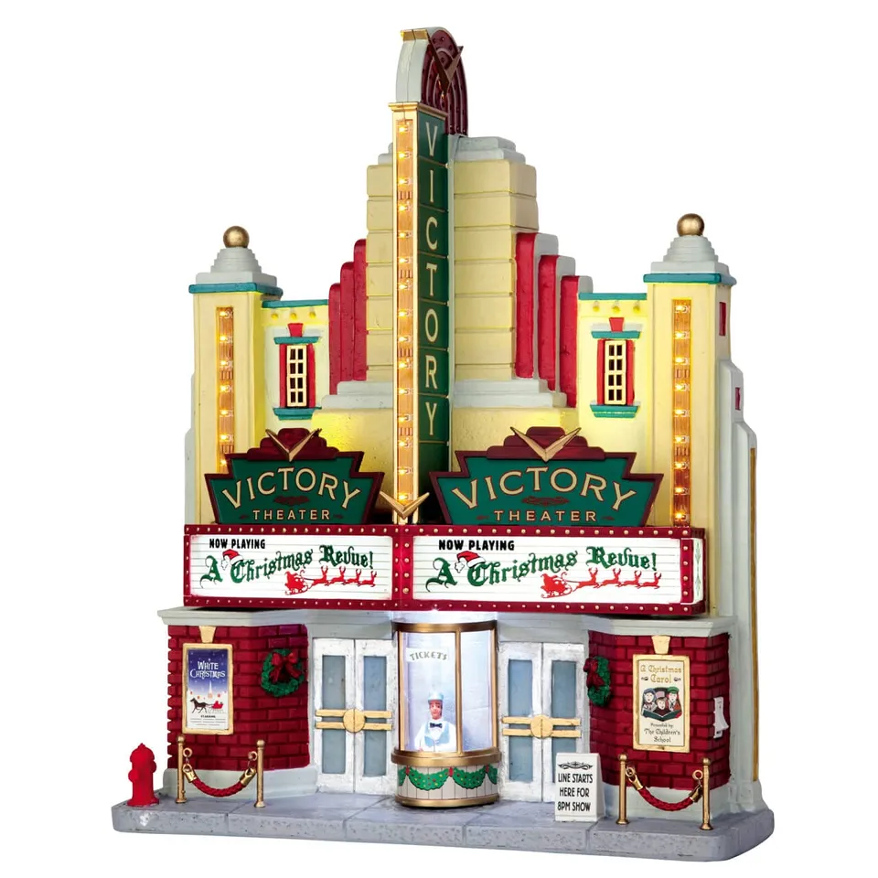 lemax-victory-theater-th-tre-miniature-lumi-res-clignotantes image 1
