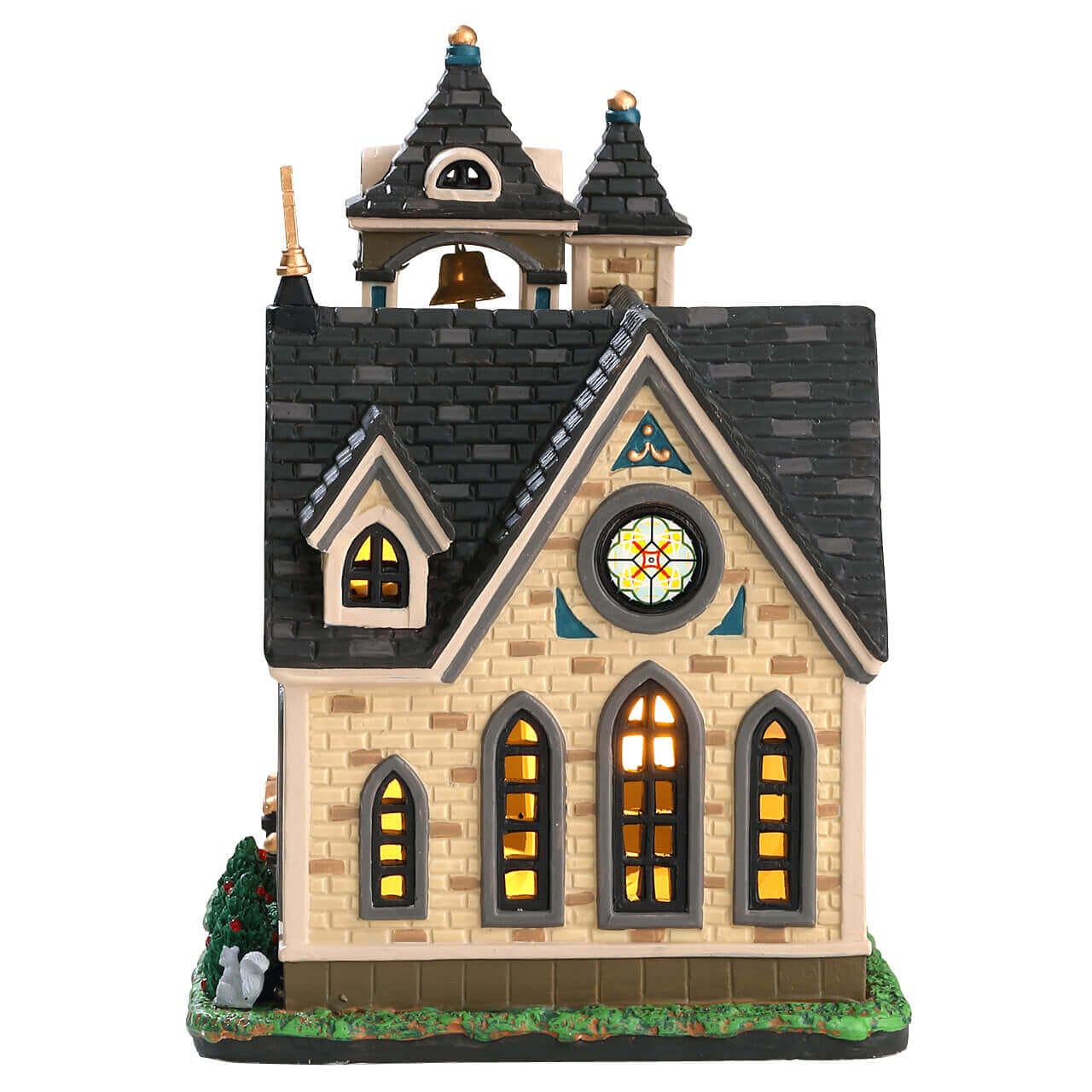 lemax-st-michael-s-parish-church-glise-miniature-lumineuse image 2