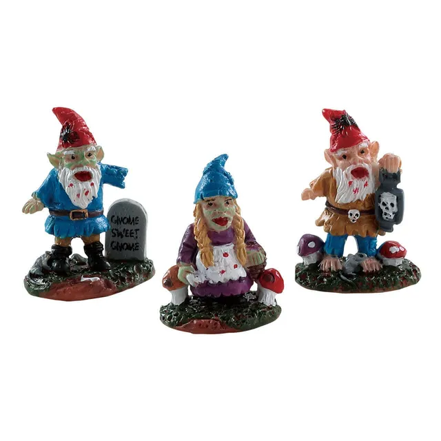 lemax-zombie-garden-gnomes-nains-zombies-spooky-town image 1