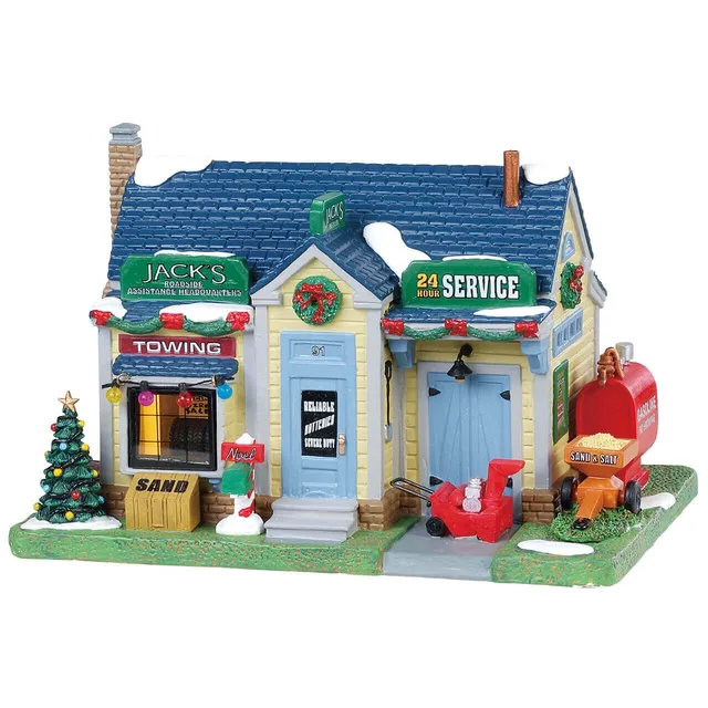 lemax-roadside-assistance-headquarter-b-timent-miniature-illumin-harvest-crossin image 1