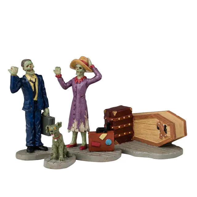 lemax-going-our-way-figurines-spooky-town-couple-sinistre image 1