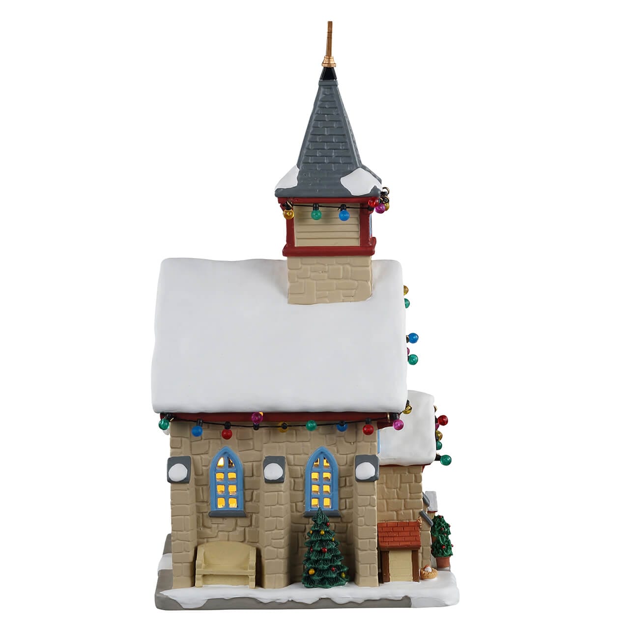 lemax-st-bernard-chapel-glise-miniature-lumineuse image 2