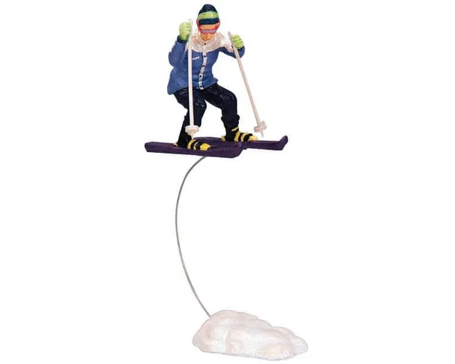 lemax-skiing-girl-figurine-skieuse-village-de-no-l image 1