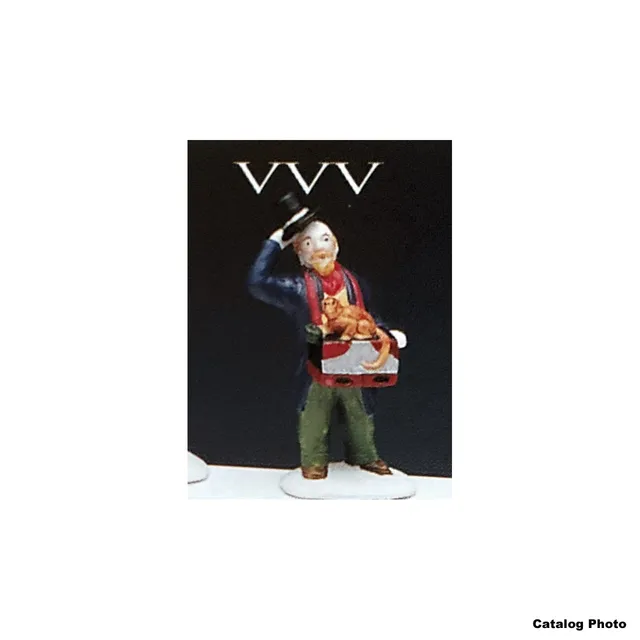 lemax-organ-grinder-joueur-d-orgue-village-de-no-l image 1