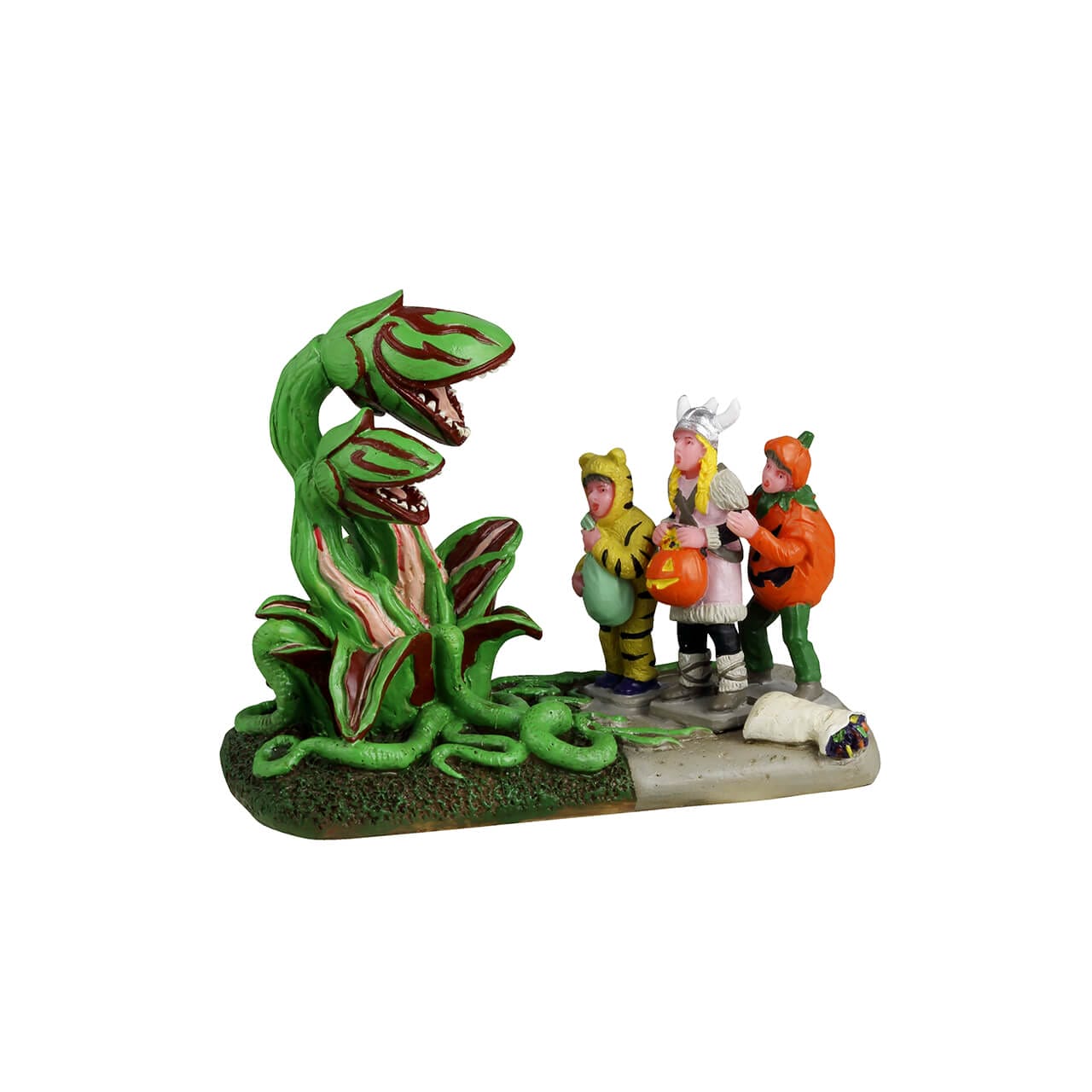 lemax-spooky-town-terrified-trick-or-treaters-personnages-halloween image 5