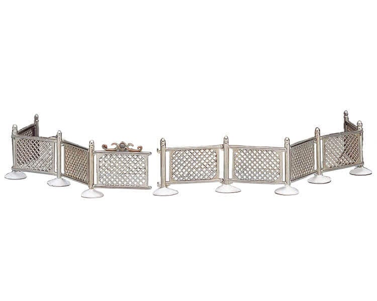 lemax-metal-fence-cl-ture-miniature-grise-pour-village image 2