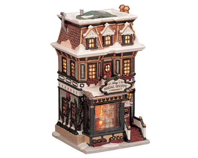 lemax-amy-s-bridal-shoppe-village-miniature-boutique-mari-e image 1