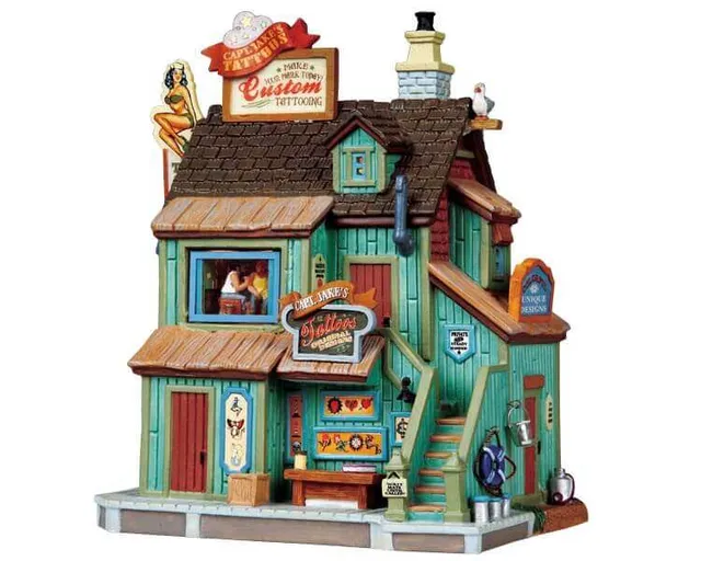 lemax-capt-jake-s-tattoos-boutique-lumineuse-village image 1