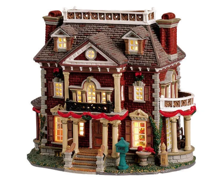 lemax-ashford-house-maison-miniature-lumineuse-village-de-no-l image 1