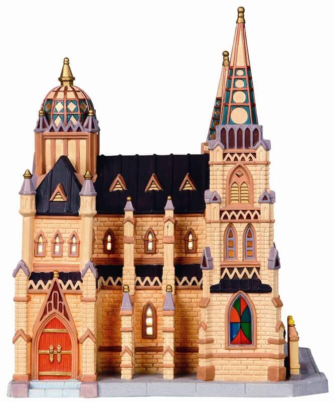 lemax-carrington-cathedral-cath-drale-lumineuse-village-de-no-l image 3