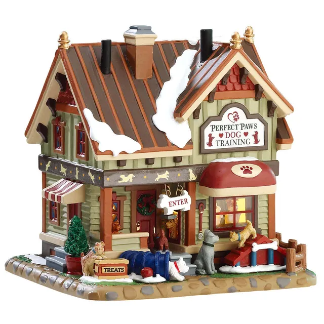 lemax-perfect-paws-dog-training-figurine-village-de-no-l image 1