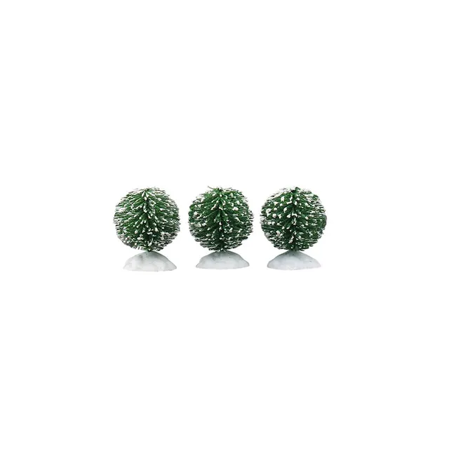 lemax-round-bristle-tree-mini-lot-de-3-mini-sapins image 1