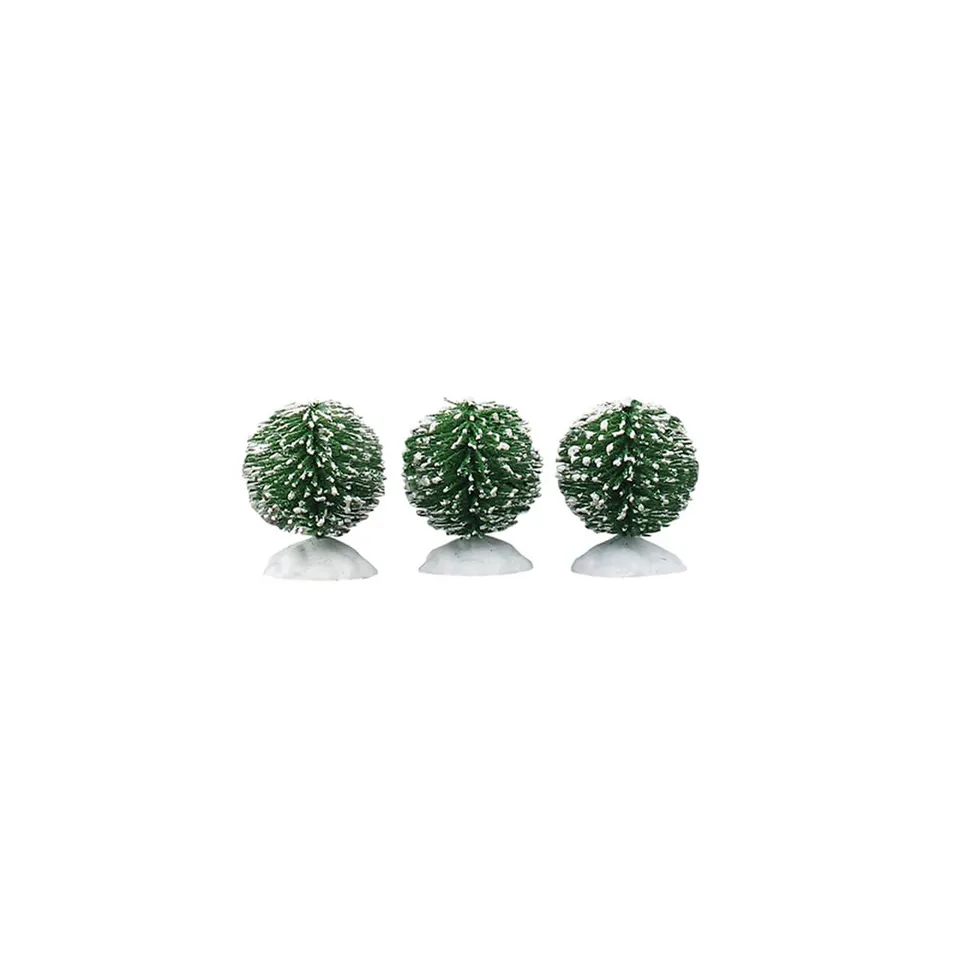 lemax-round-bristle-tree-mini-lot-de-3-mini-sapins image 1