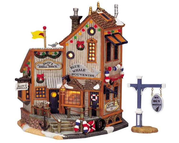 lemax-salty-s-shell-shack-village-miniature-lumineux image 1